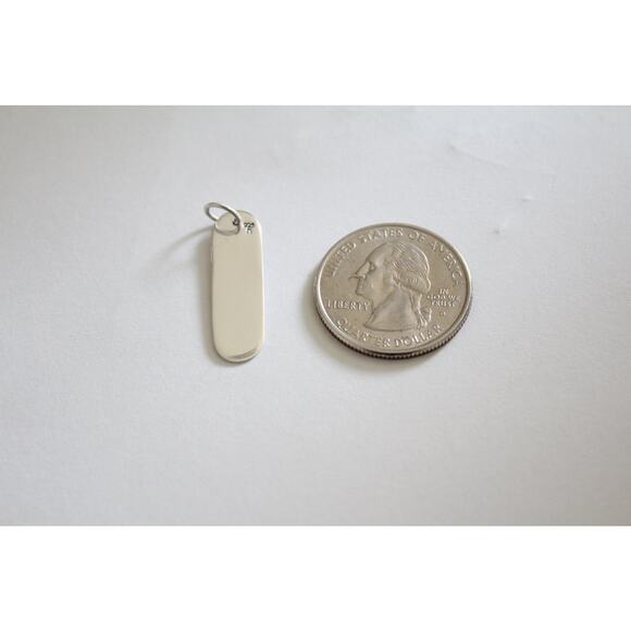 Sterling Silver Enjoy the Journey Saying Charm, Enjoy the Journey Quote Charm - Picture 5 of 6